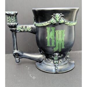 Disney Parks Haunted Mansion Exclusive Sculpted Plaque Mug Purple Black Green